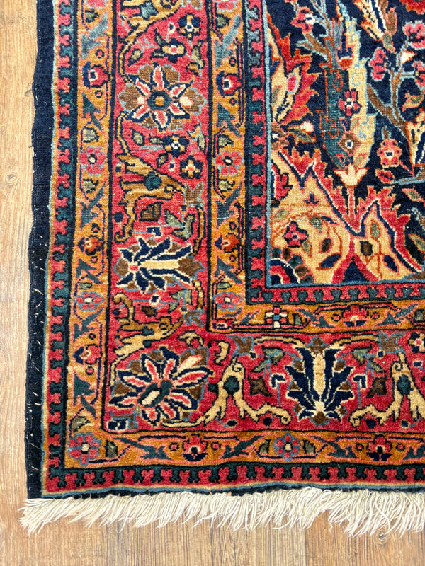 Antique Sarouk - 4'3" x 6'4"