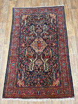 Antique Sarouk - 4'3" x 6'4"