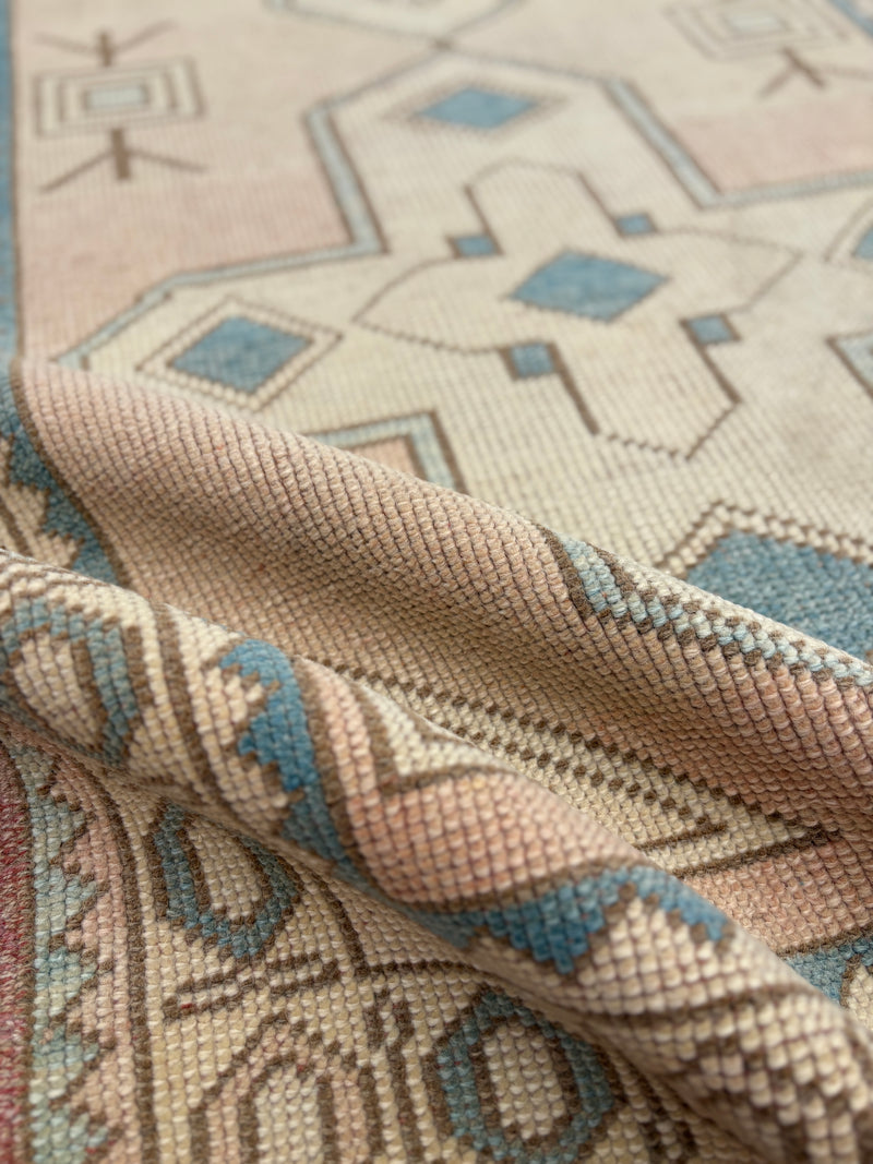 Vintage Oushak Runner - 3'4" x 11'9"