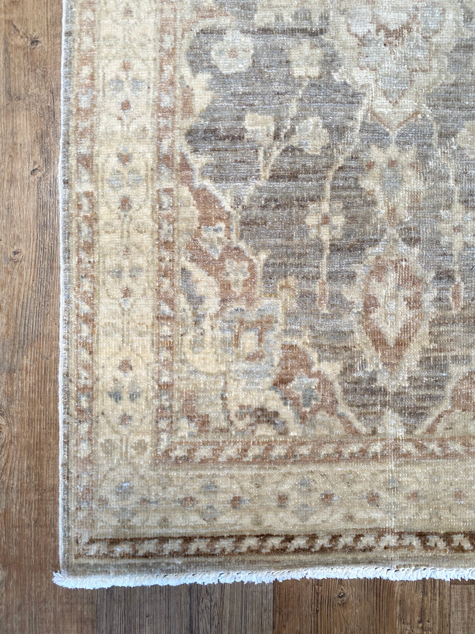 2x6 Runner, Oushak Runner, Turkish Runner, Vintage Runner, Hallway Runner, Antique Rug, Runner Rug, popular Natural Runner, Wool Rug 2x6, DK642