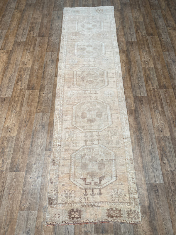 Vintage Anatolian Runner - 3'4" x 12'7"