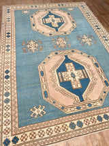 Vintage Oushak - 6'4" x 8'11"