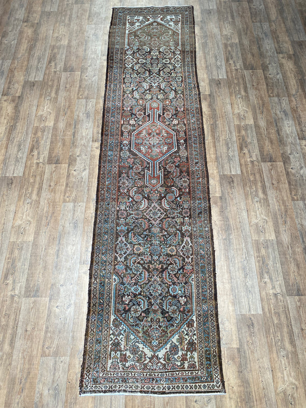 Antique Malayer Runner - 3'2" x 13'8"