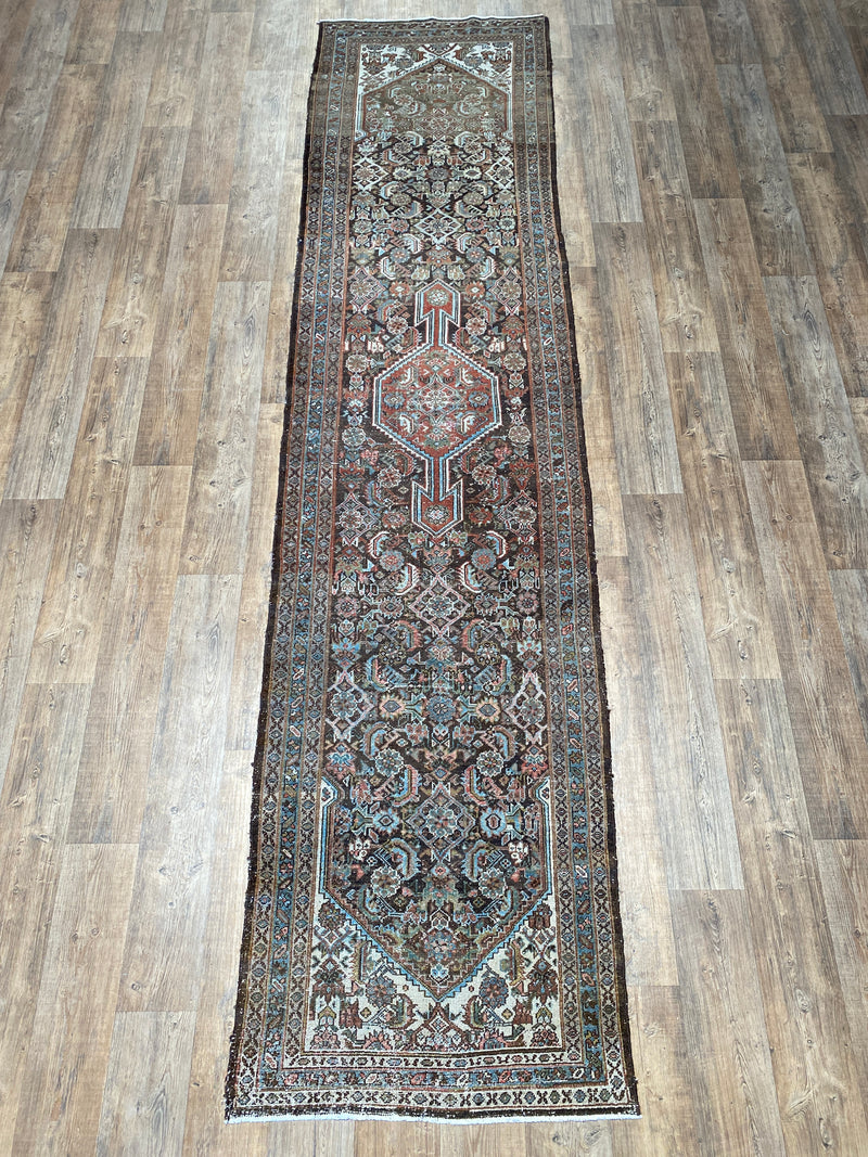 Antique Malayer Runner - 3'2" x 13'8"