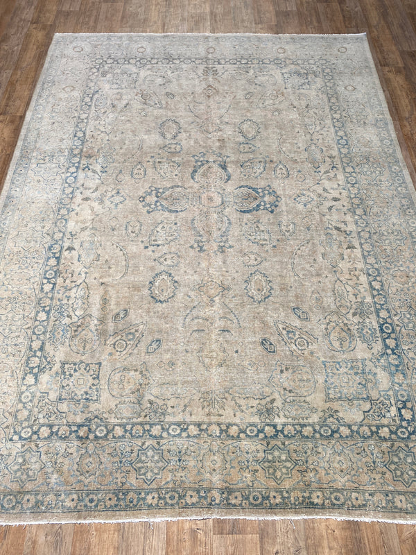Antique Tabriz - 9'1" x 11'11"