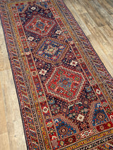 Antique NW Persian Runner - 4' x 11'