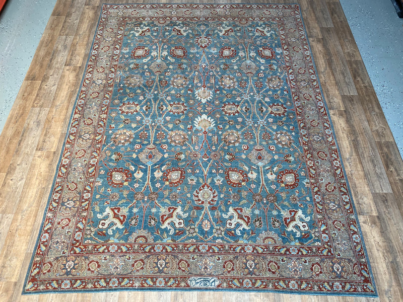 Antique Tabriz - 9' x 12'4"
