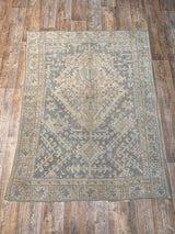 Antique Oushak - 4'10" x 6'5"